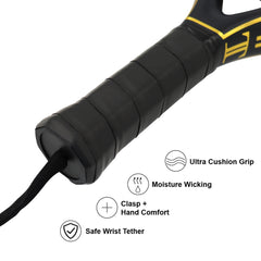 Padel Racket 3D Hexgon with Cover Bag