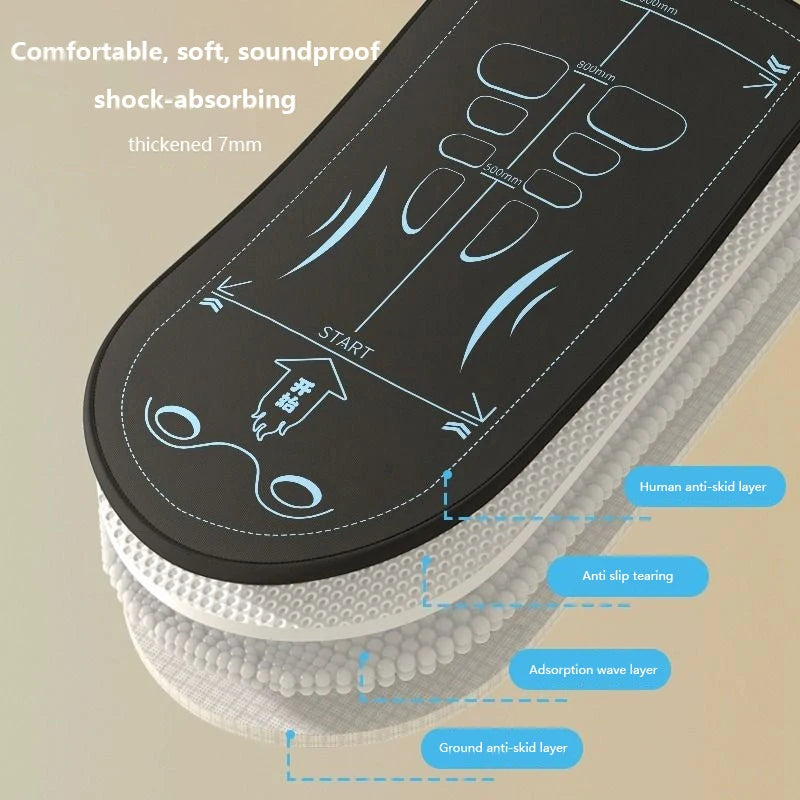 Eco-Friendly Yoga Mat With Guides