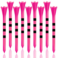 Plastic Unbreakable 5 Prongs Head Tee with Stripe Markers 50pcs