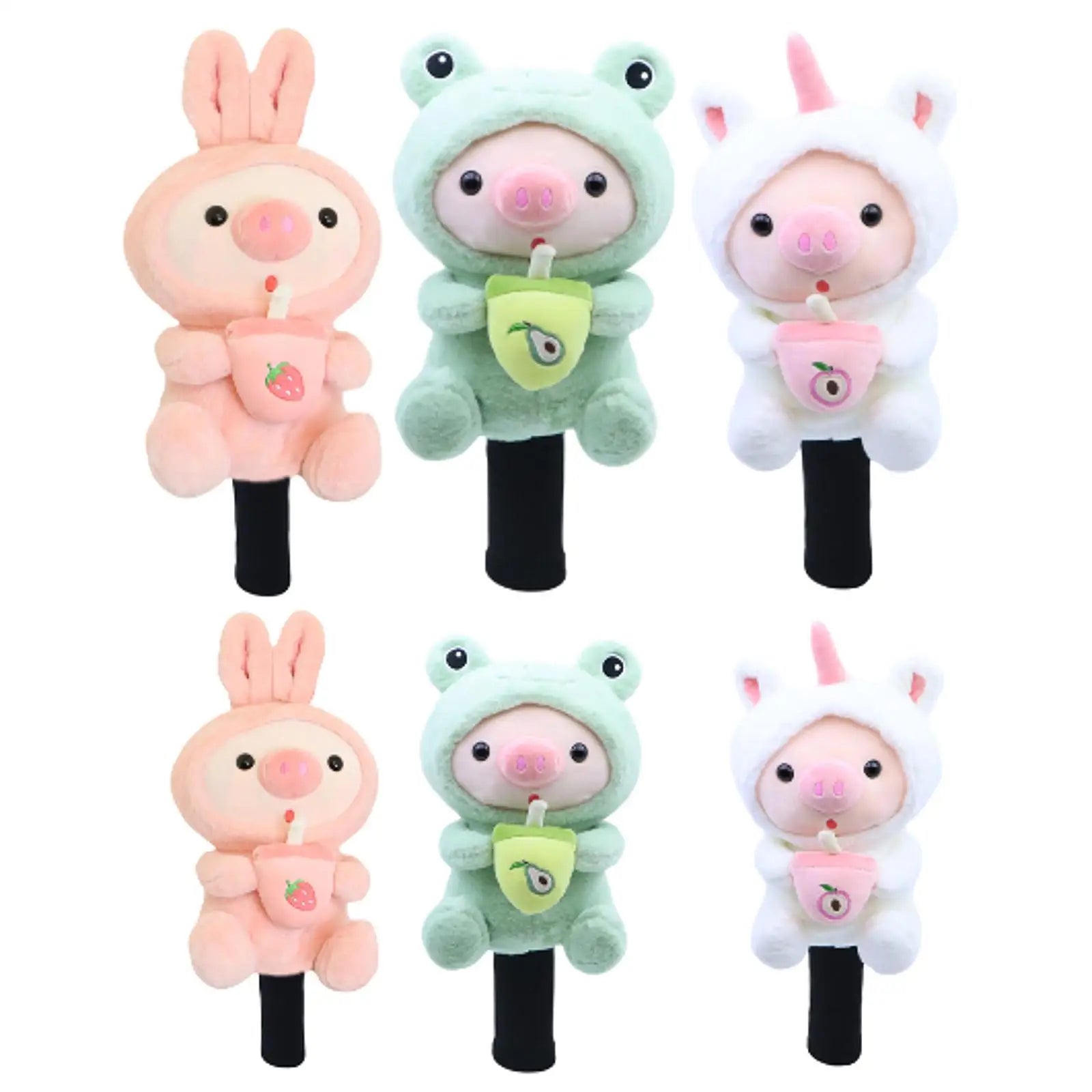 Cartoon Animal Shaped Character Golf Driver Headcovers