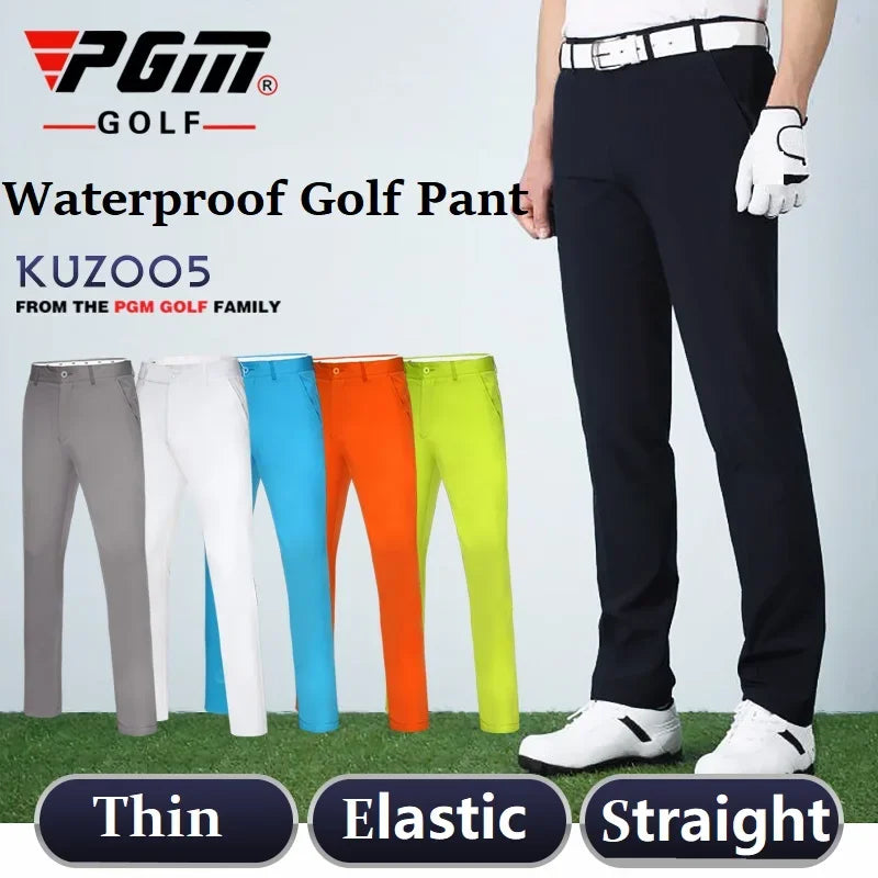 Mens Regular Fit Golf Trousers
