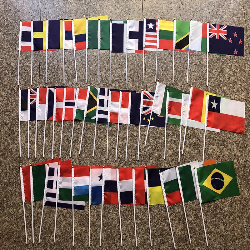 UK England hand waving Flag 14*21cm Polyester England Hand Flag Cross Of St George English