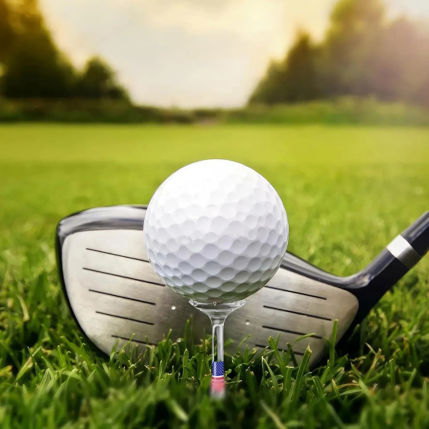 Ryder Cup USA 3 1/4'' Unbreakable Transparent Golf Tees