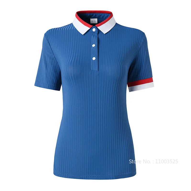 Womens Golf Breathable Polo T-Shirt