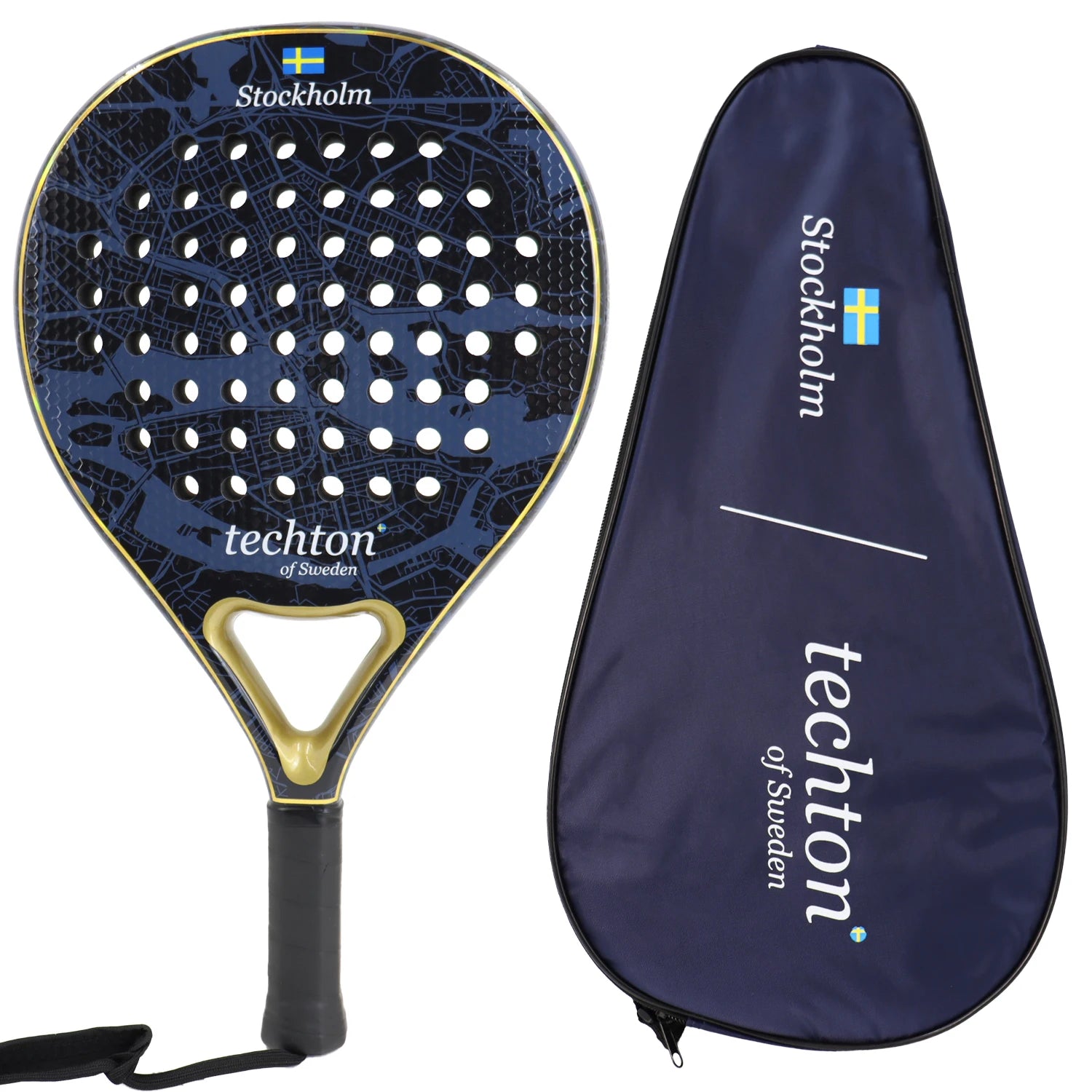 Padel Racket 3D Hexgon with Cover Bag