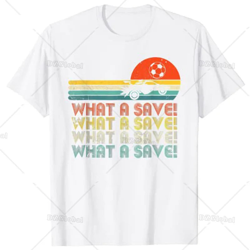 What A Save Vintage Retro Football T-Shirt