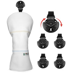 Plain White Fashion Golf Headcovers