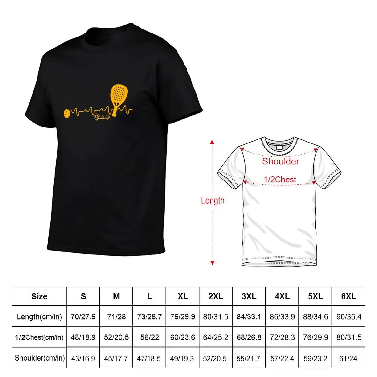 Padel Heartbeat T-Shirt