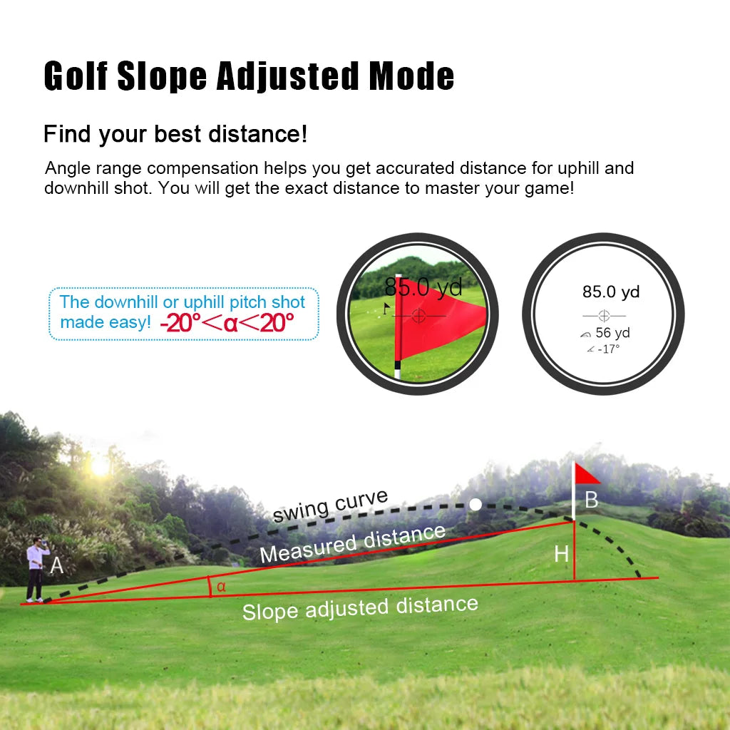 Golf Rangefinder 600M