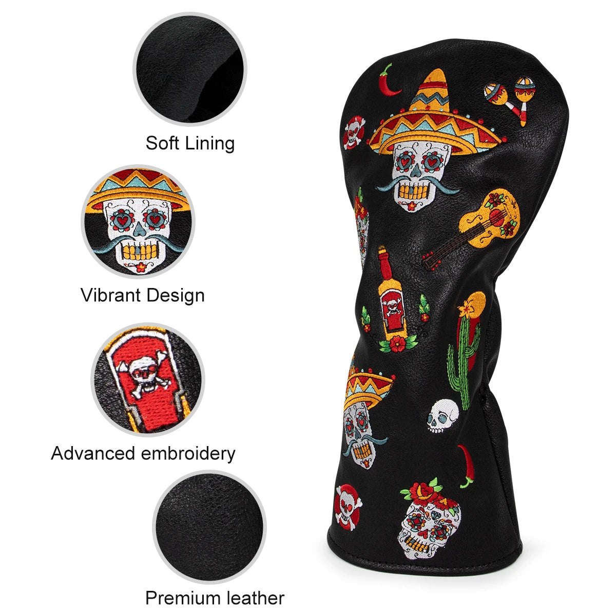 Day of the Dead Golf Driver Headcovers