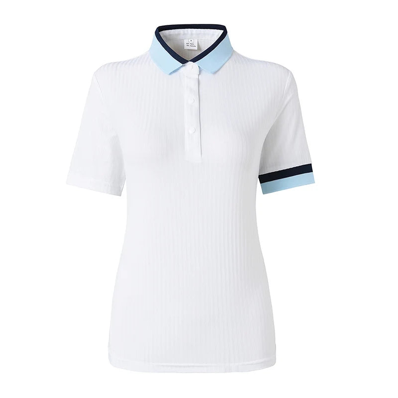 Womens Golf Breathable Polo T-Shirt
