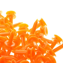 100 Pcs/Pack Orange Castle Professional Golf Tees 25mm 0.98'