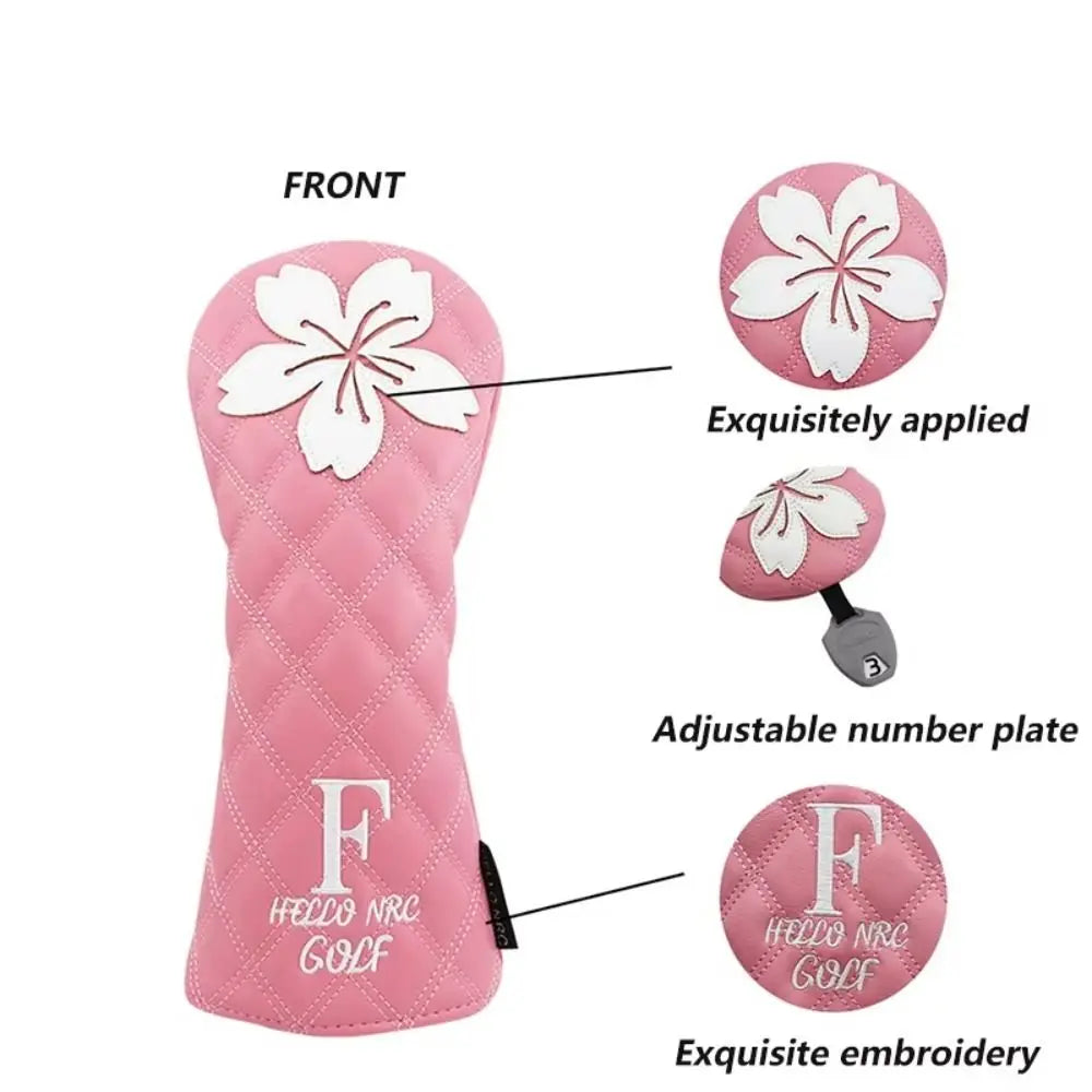 Sakura Pattern Golf Headcover (Driver, Fairway wood & Hybrid)