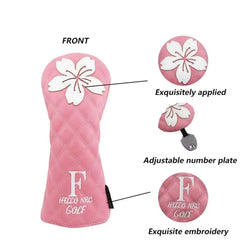 Sakura Pattern Golf Headcover (Driver, Fairway wood & Hybrid)
