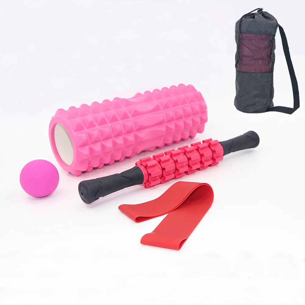Fitness Foam Massage Roller Set
