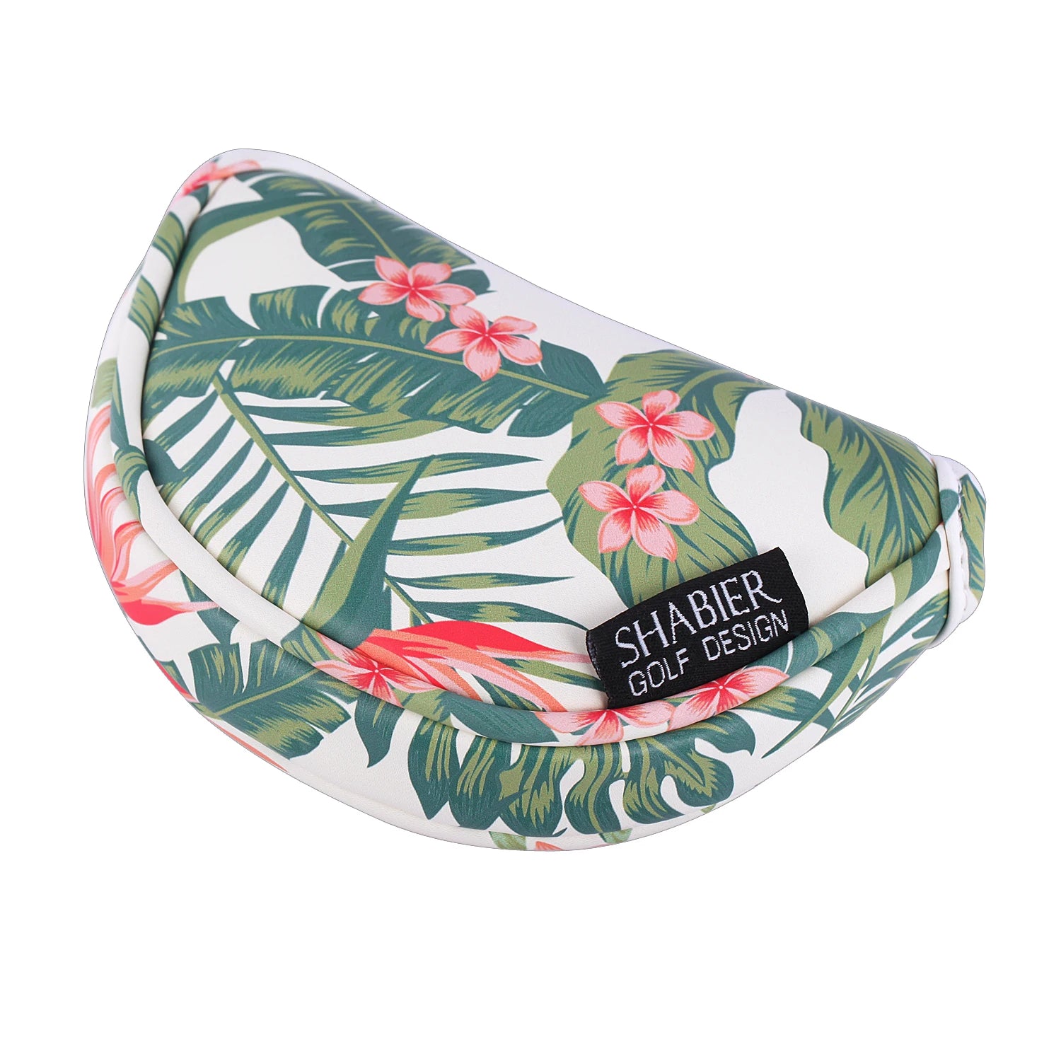 Magnetic Mallet Putter Cover – Tropical Floral Design