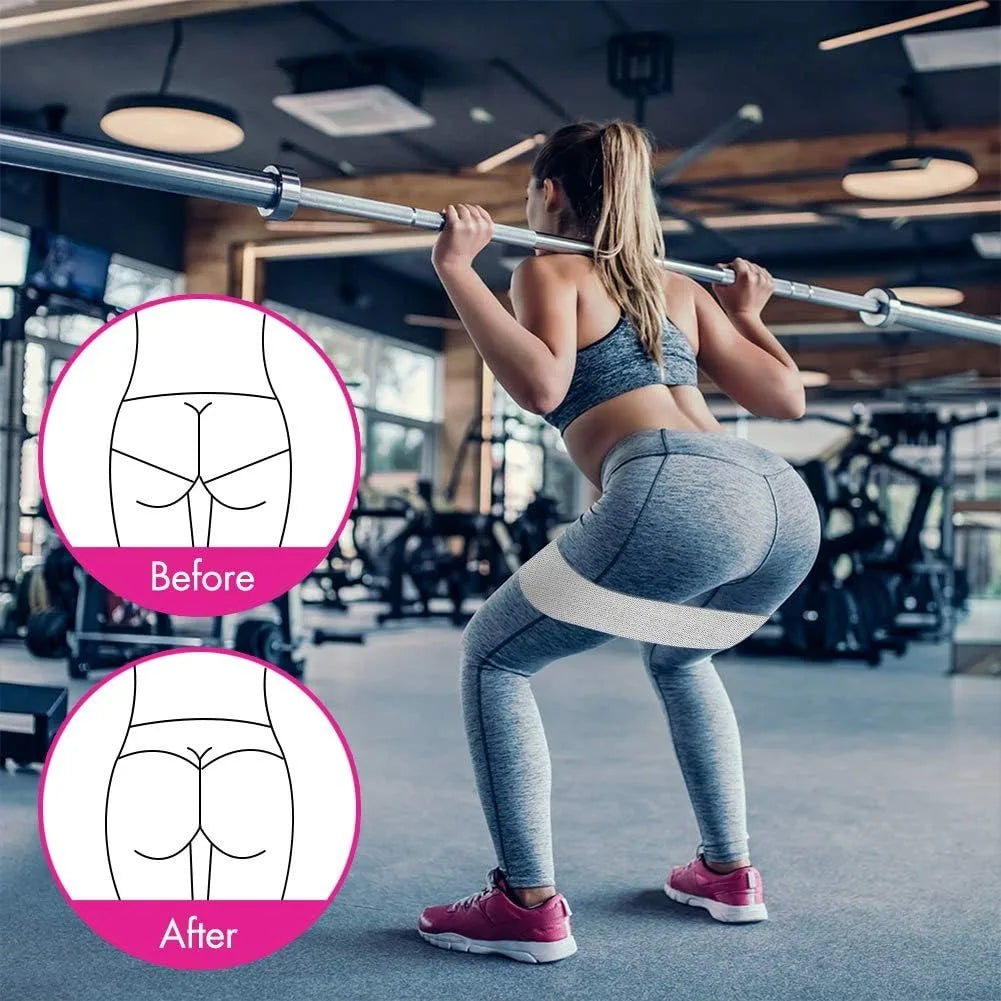 Resistance Bands Set of 3 (Heavy, Medium & Light)