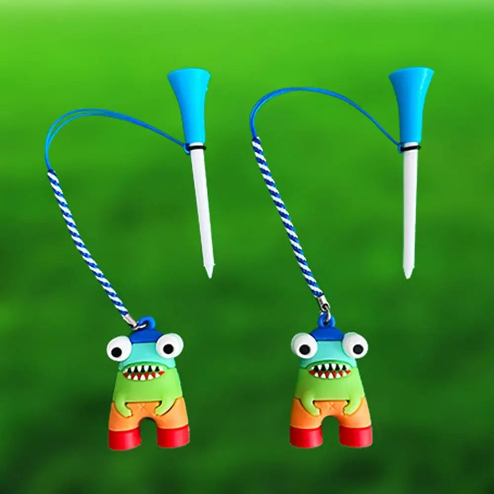 Cartoon Golf Rubber Tees  (Easy To Find)