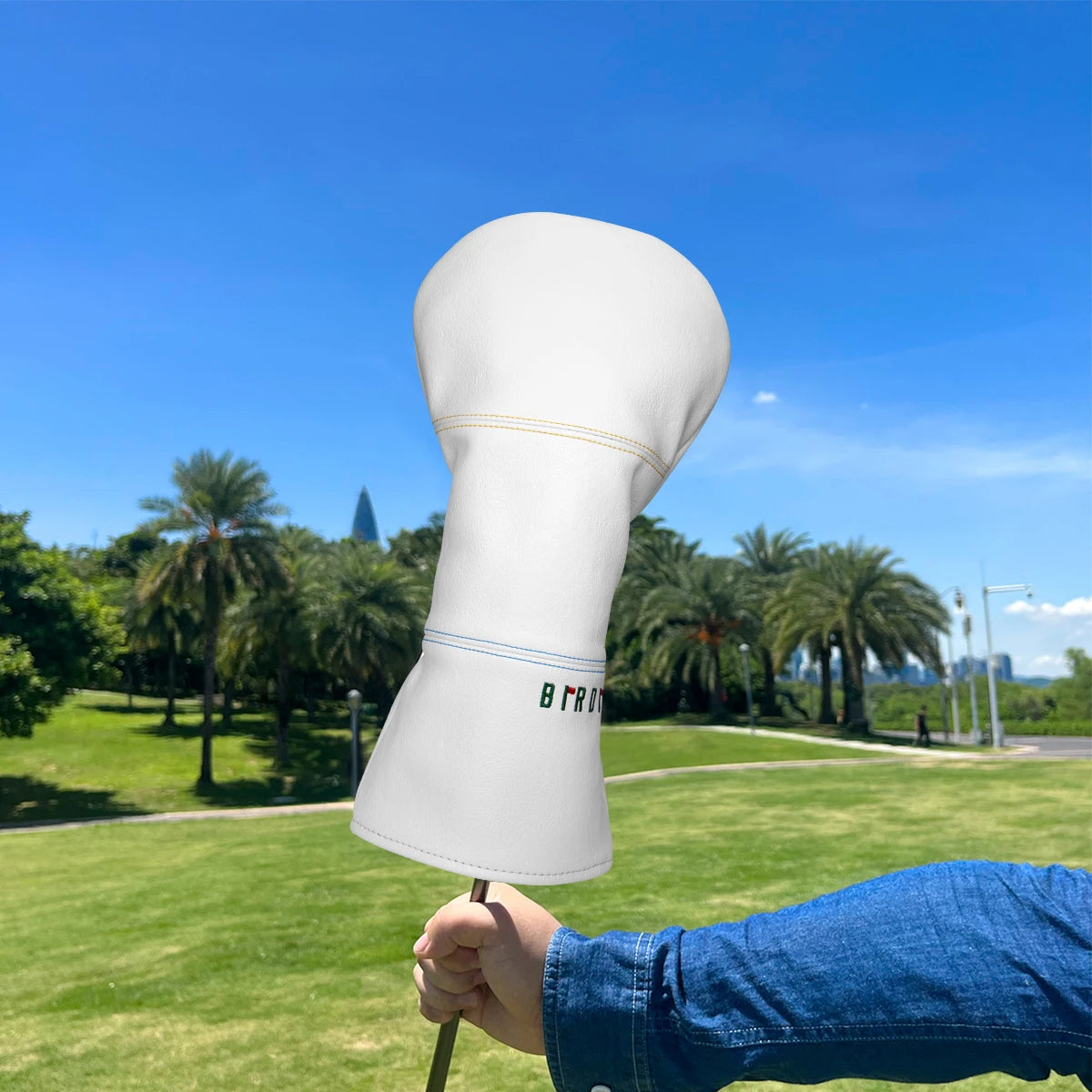 Plain White Fashion Golf Headcovers