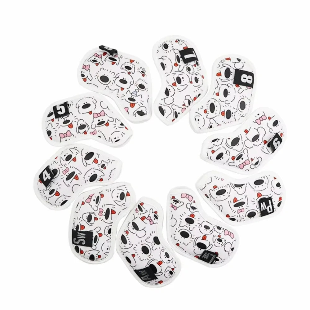 Puppy Pattern Golf Club Headcovers (Driver, Fairway wood & Hybrid