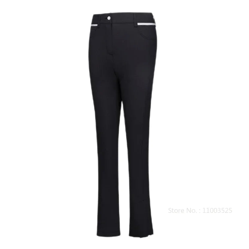 Womens Split High Waist Golf Trousers