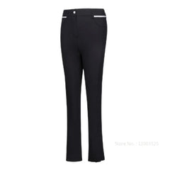 Womens Split High Waist Golf Trousers