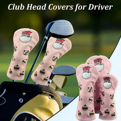 Cartoon Design Golf Driver Head Covers (Driver, Fairway and Hybrid