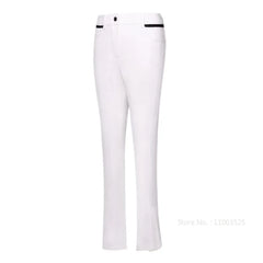 Womens Split High Waist Golf Trousers