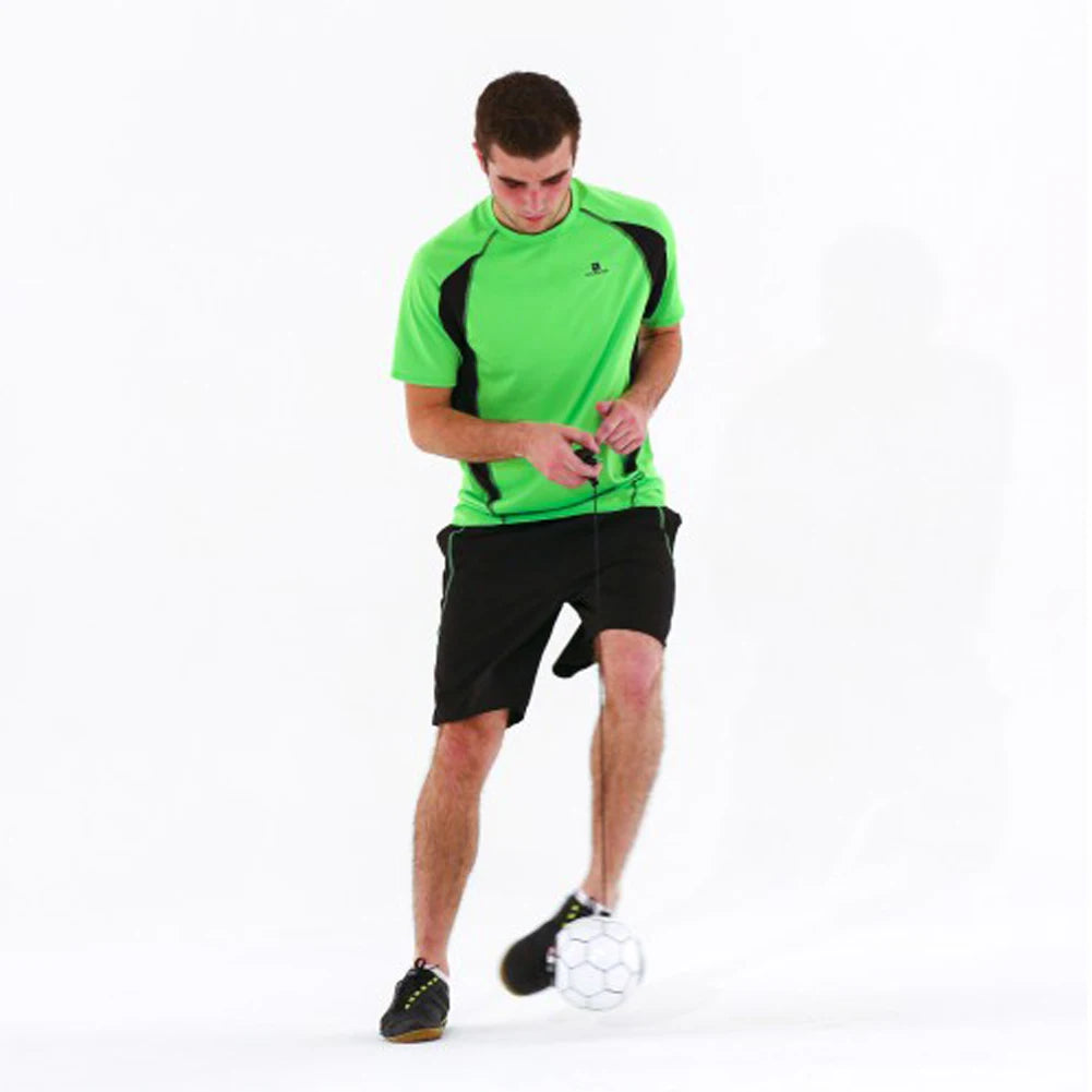 Training Football With Belt