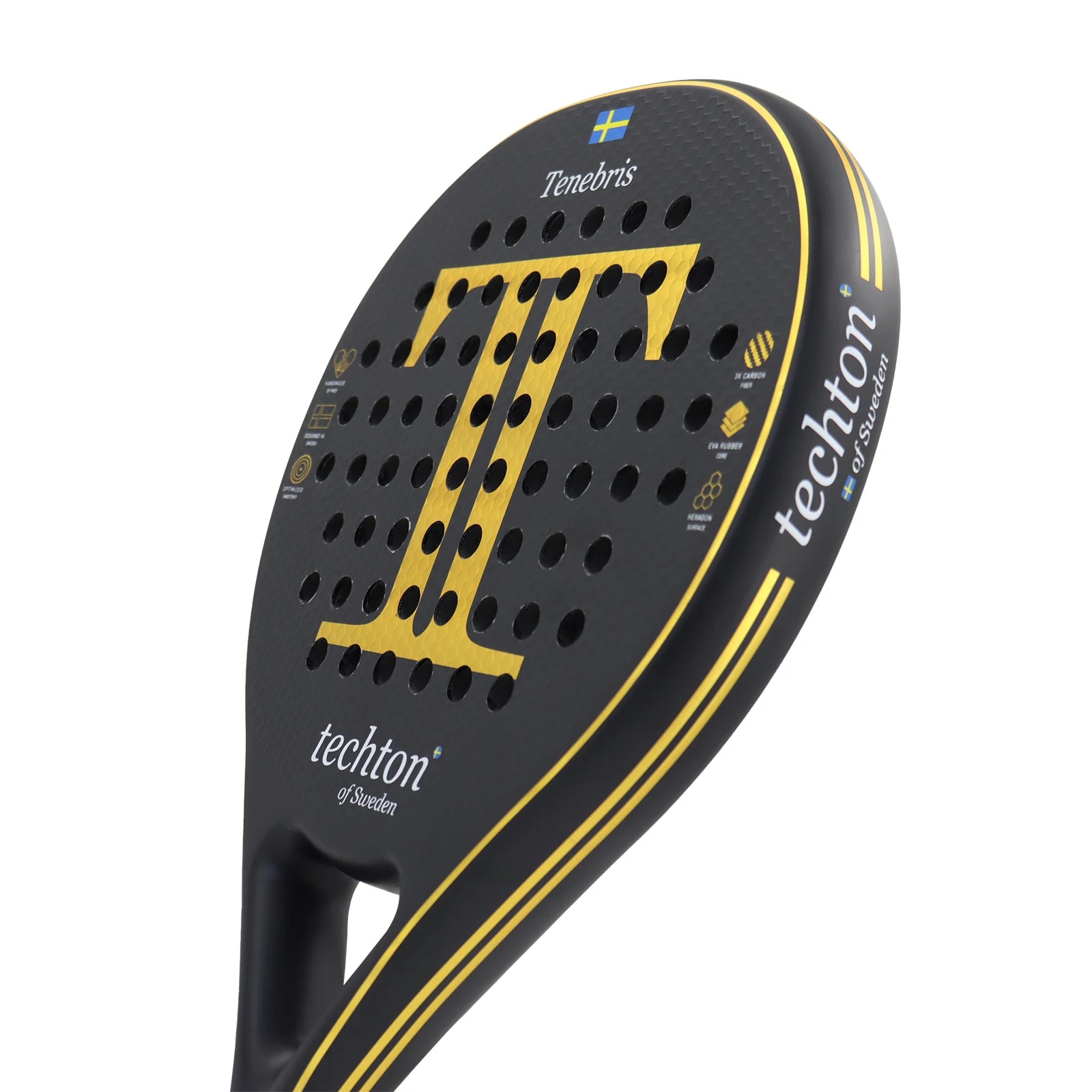 Padel Racket 3D Hexgon with Cover Bag