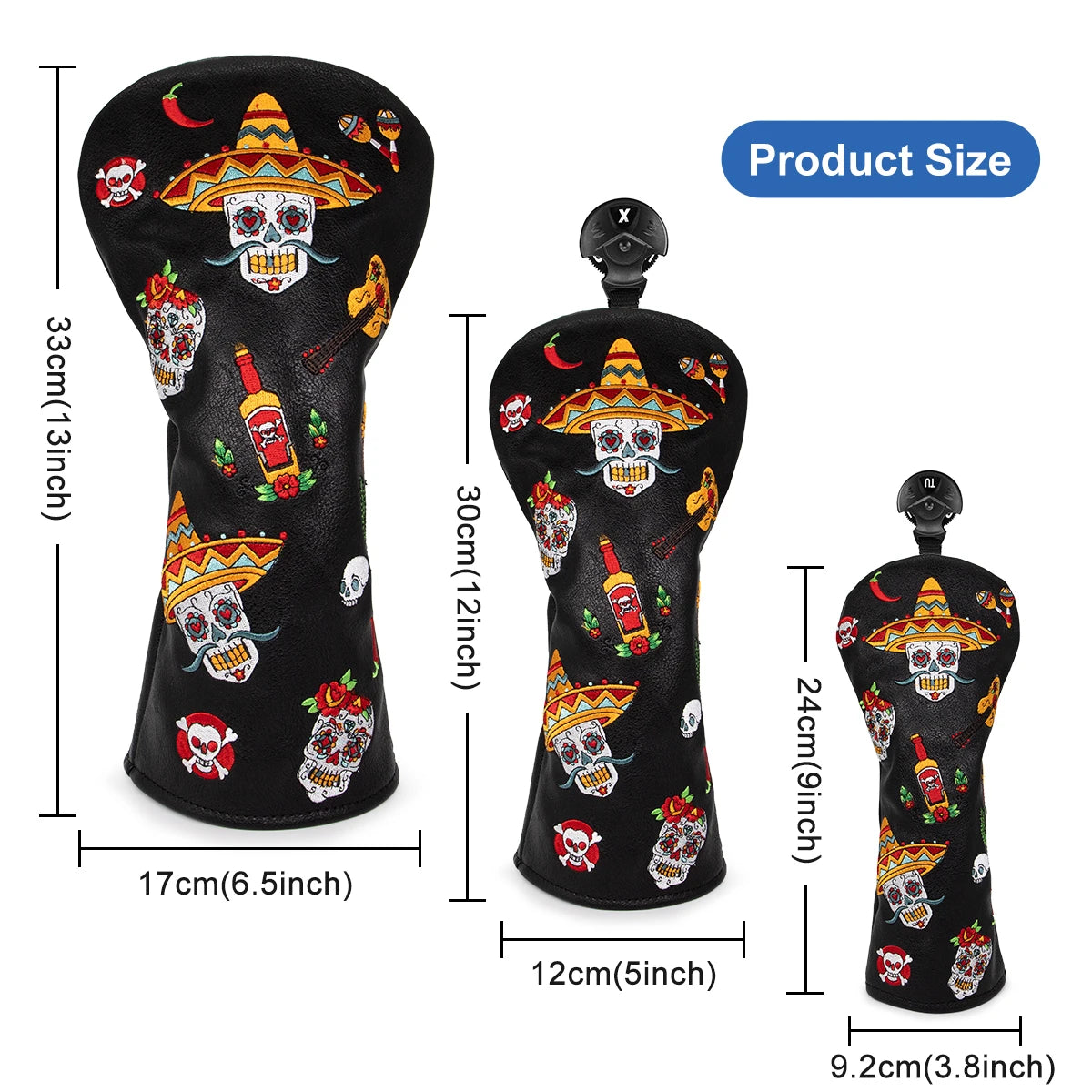 Day of the Dead Golf Driver Headcovers