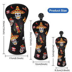 Day of the Dead Golf Driver Headcovers