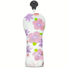 Golf Club Head Covers with Floral Design