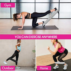 Resistance Bands Set of 3 (Heavy, Medium & Light)