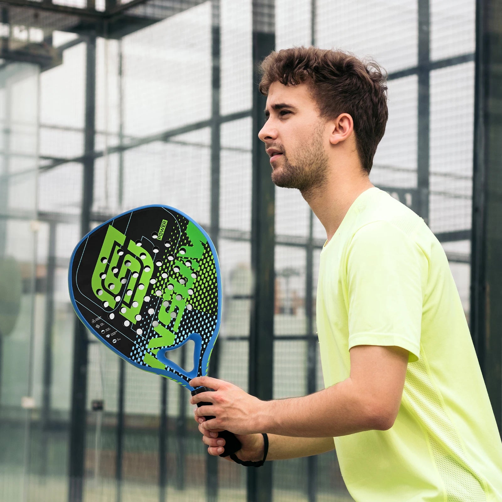 Padel Racket Carbon Fiber Diamond Shape