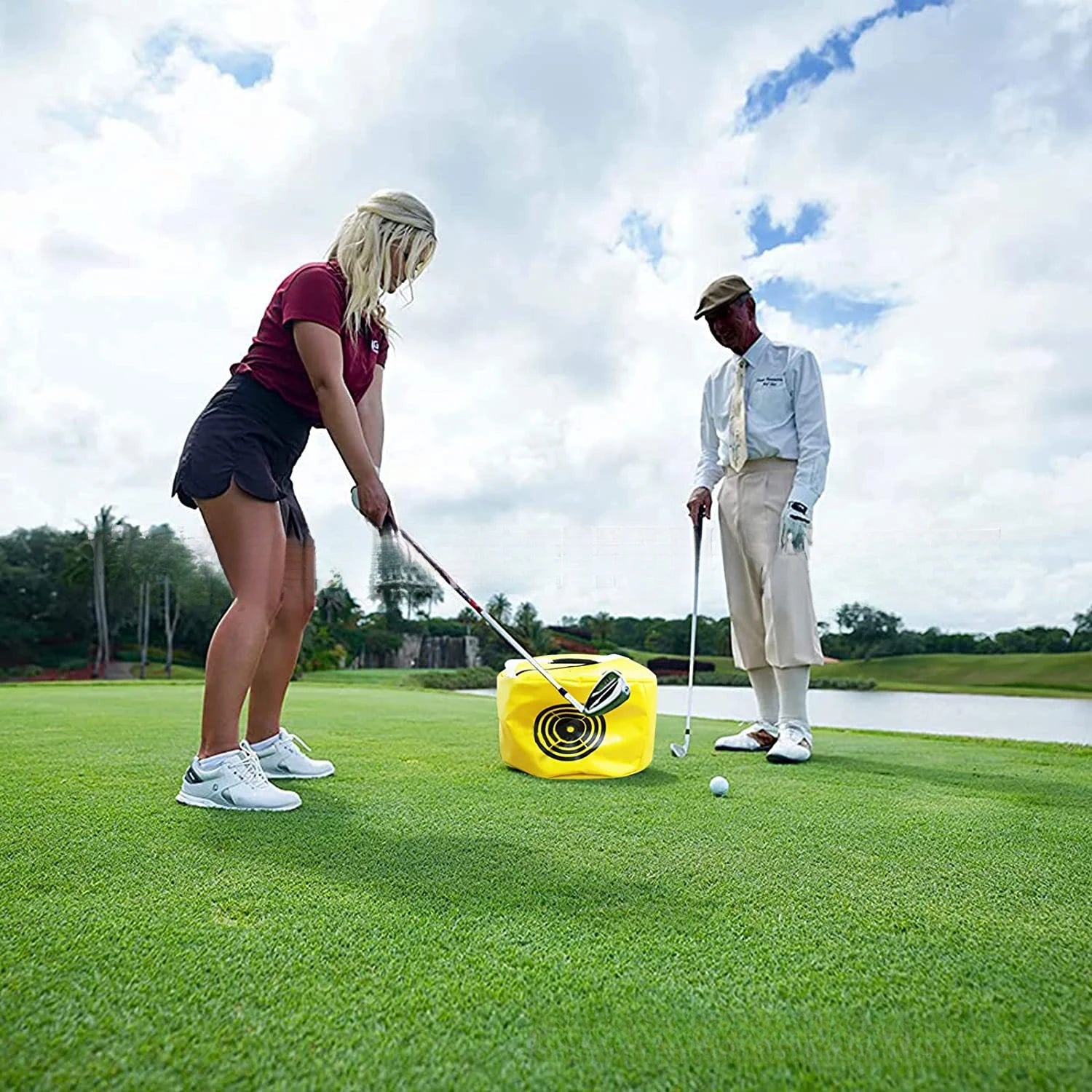 Golf Impact Bag Swing Trainer