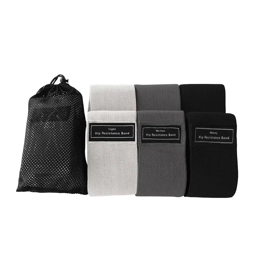 Resistance Bands Set of 3 (Heavy, Medium & Light)