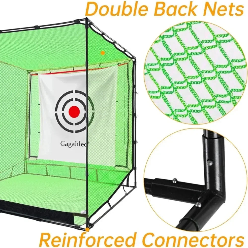 for Golf Cage Net,Golf Cage Netting,Golf Hitting Cage,Golf Nets for Backyard Driving, Heavy Duty Golf Cage Net,High Impac