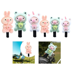 Cartoon Animal Shaped Character Golf Driver Headcovers