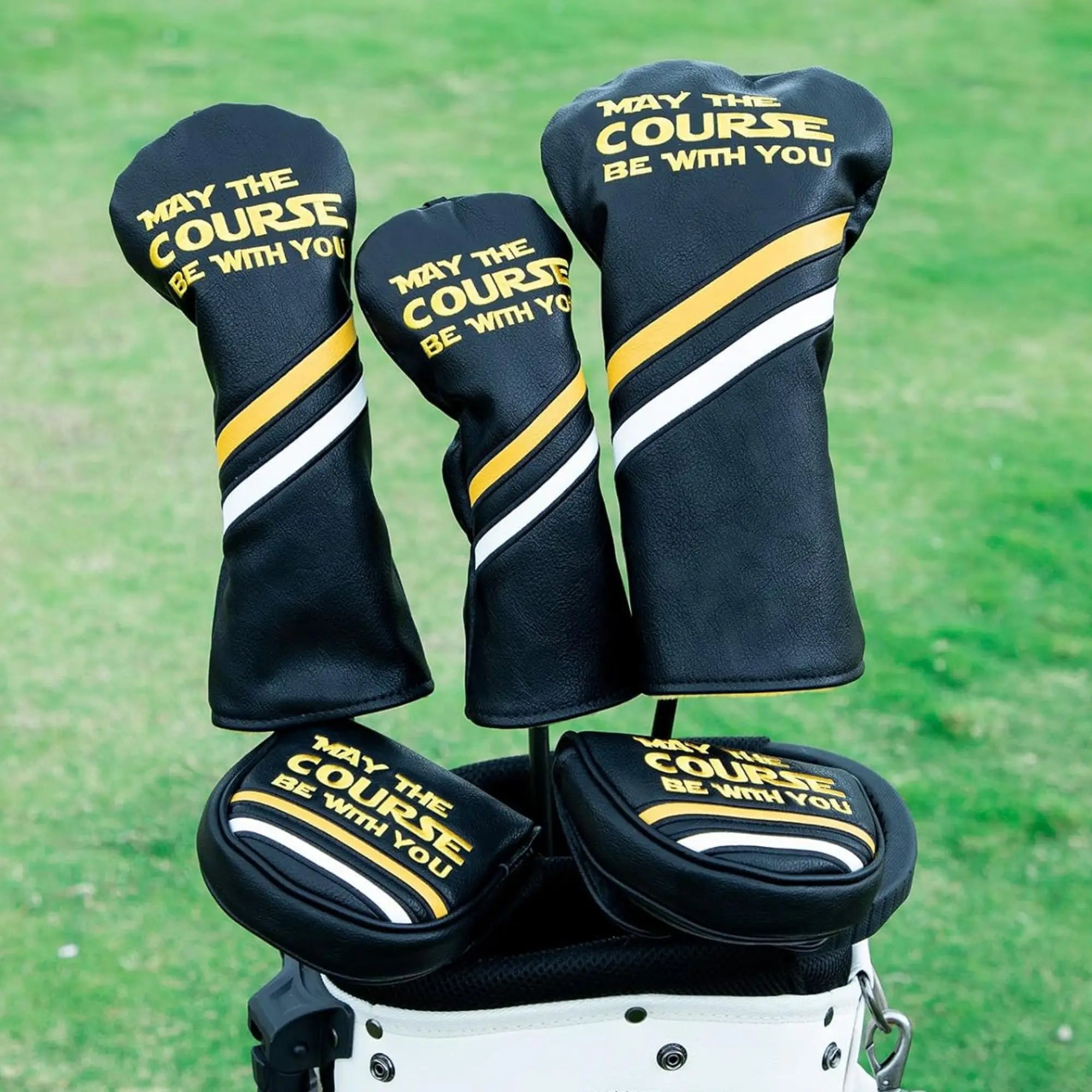 May The Force Be With You Golf Club Headcovers (Driver, Fairway Wood & Hybrid)