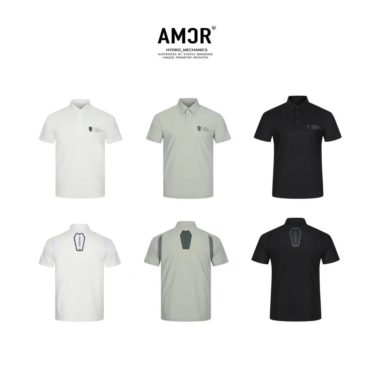 Mens Golf Casual Polo T-shirt
