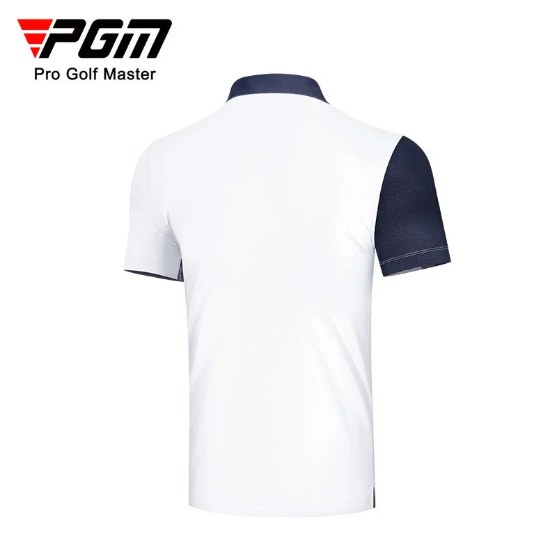 PGM Men's Golf Short Sleeved Polo T Shirt